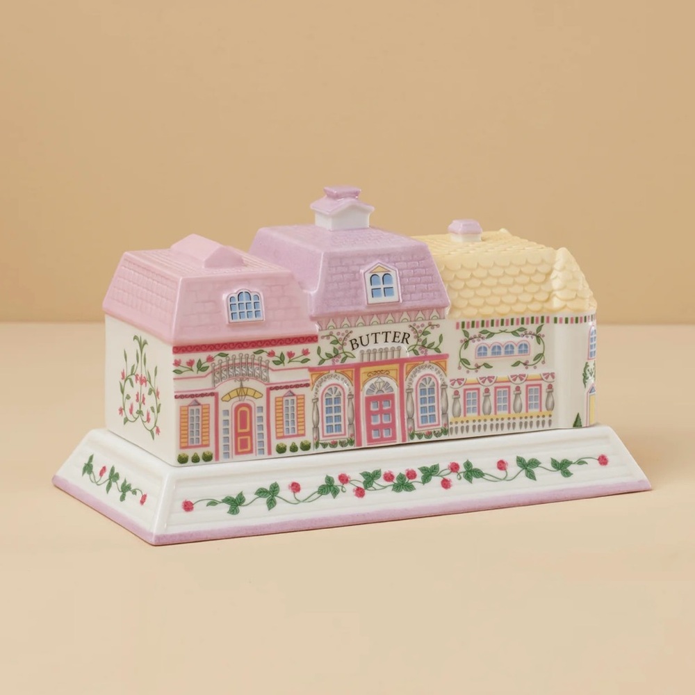 2025 Lenox Spice Village Covered Butter Dish